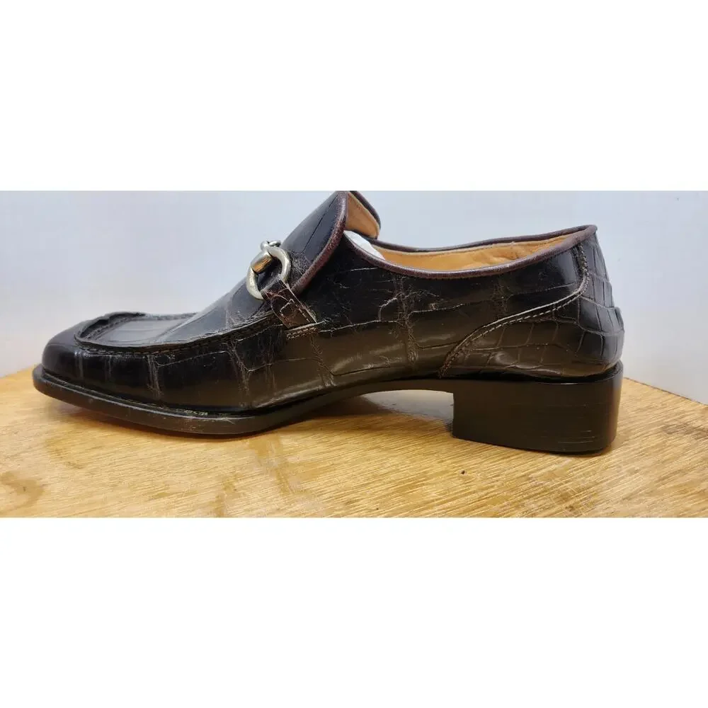 Rare Vtg Women MAURI for DONNA Alligator Loafers from ITALY - Size 9B EUC - Picture 5 of 11
